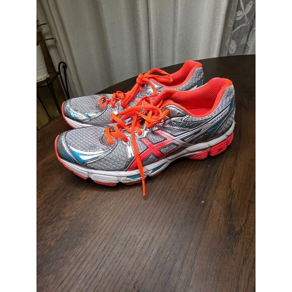 Asics GEL-Exalt 2 Womens Size 9 Orange Gray Fluid Fit Running Walking Shoes - Picture 11 of 16